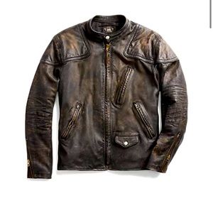 Slim fit Ralph Lauren leather jacket
